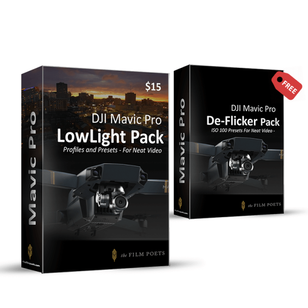 Low Light Pack for DJI Mavic Pro and Neat Video