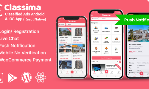 Classima Classified ads Android and iOS App