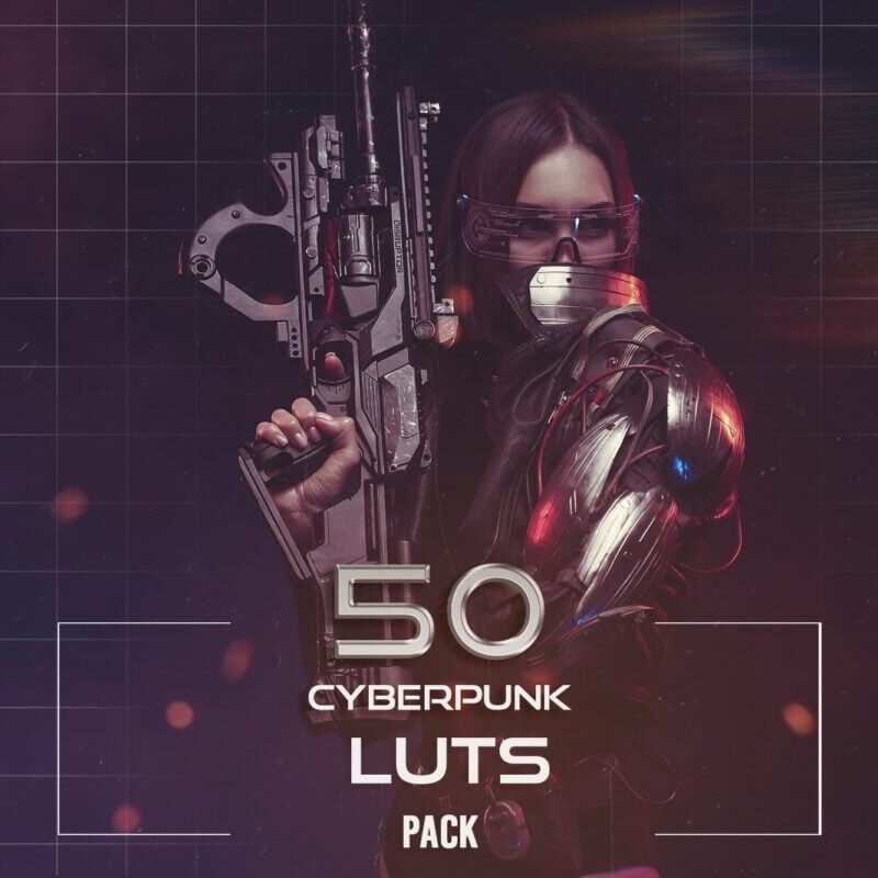 50 Cyberpunk LUTs Pack