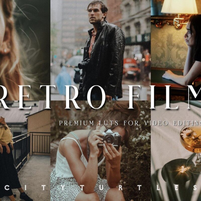 RETRO FILM Cinematic Modern LUTs