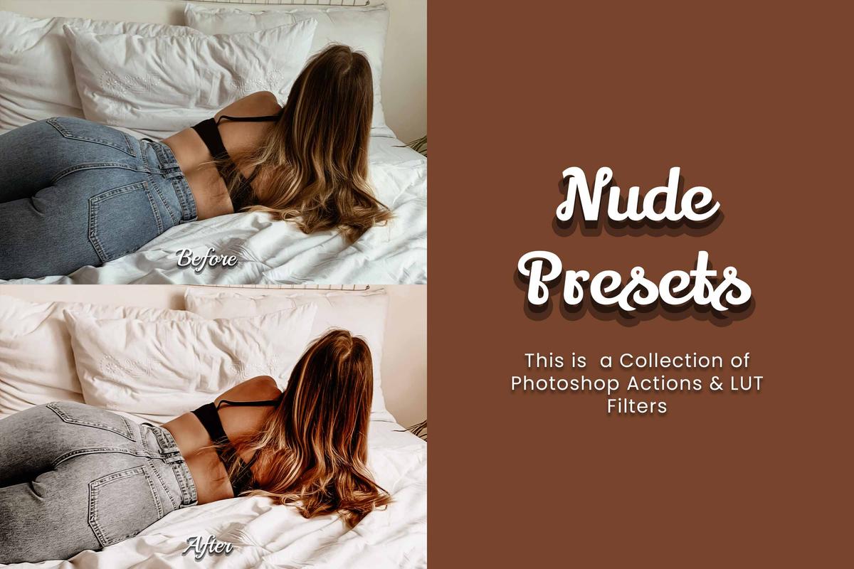 30 Nude Photoshop Actions And Video LUTs