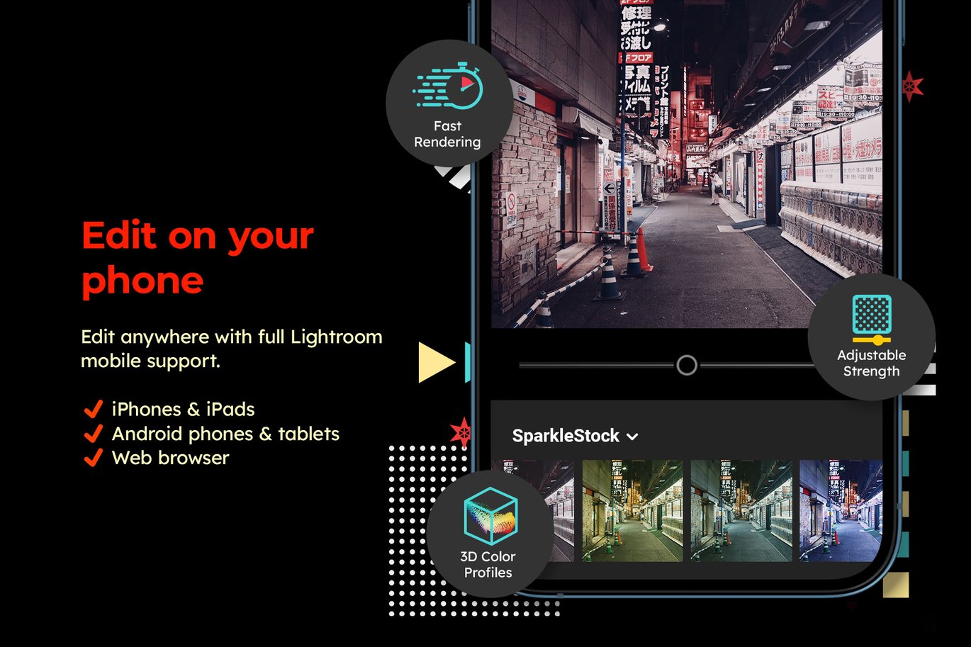 25 Bullet Film Lightroom Presets and LUTs