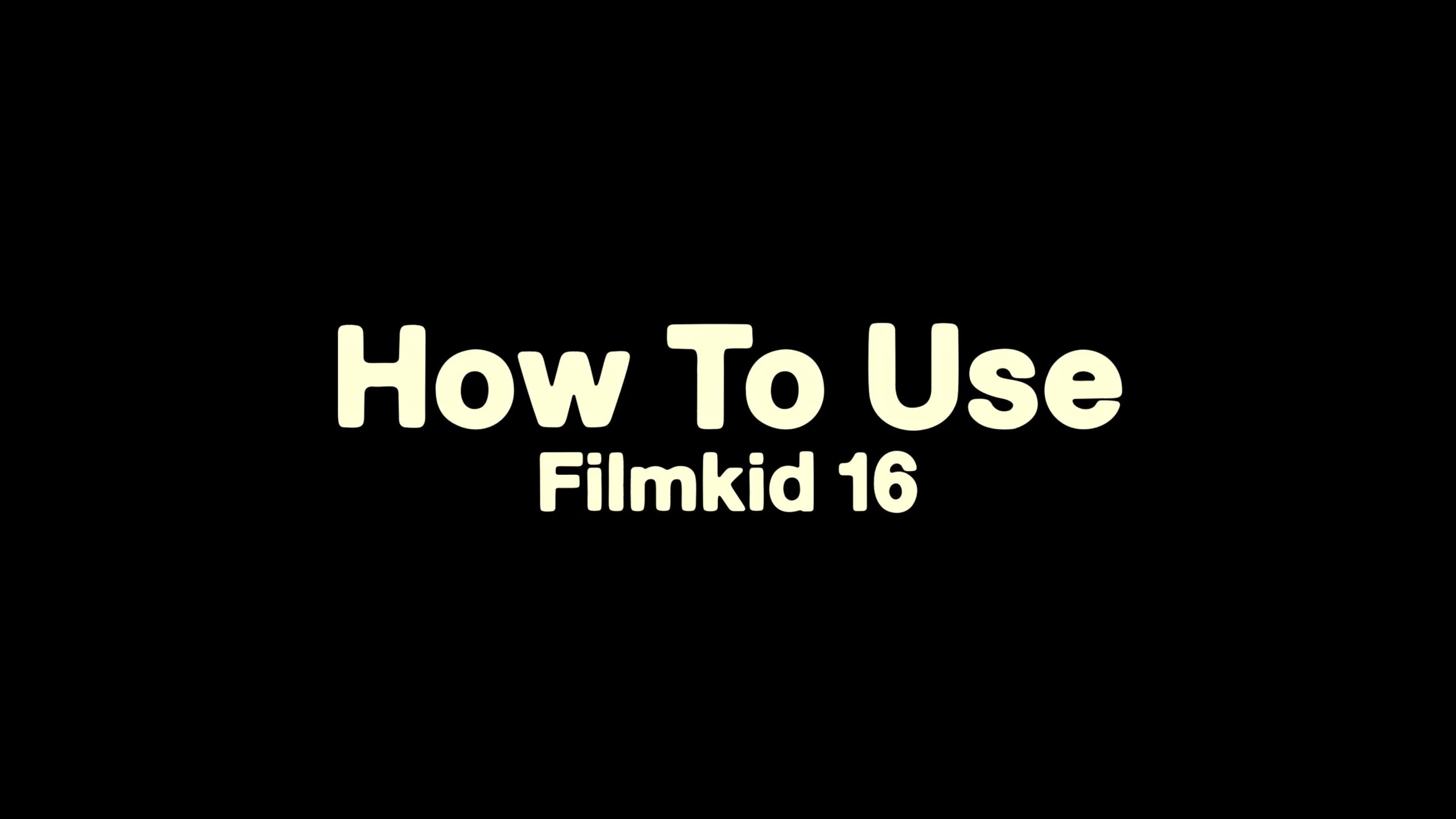 Filmkid 16 Powergrade and LUT