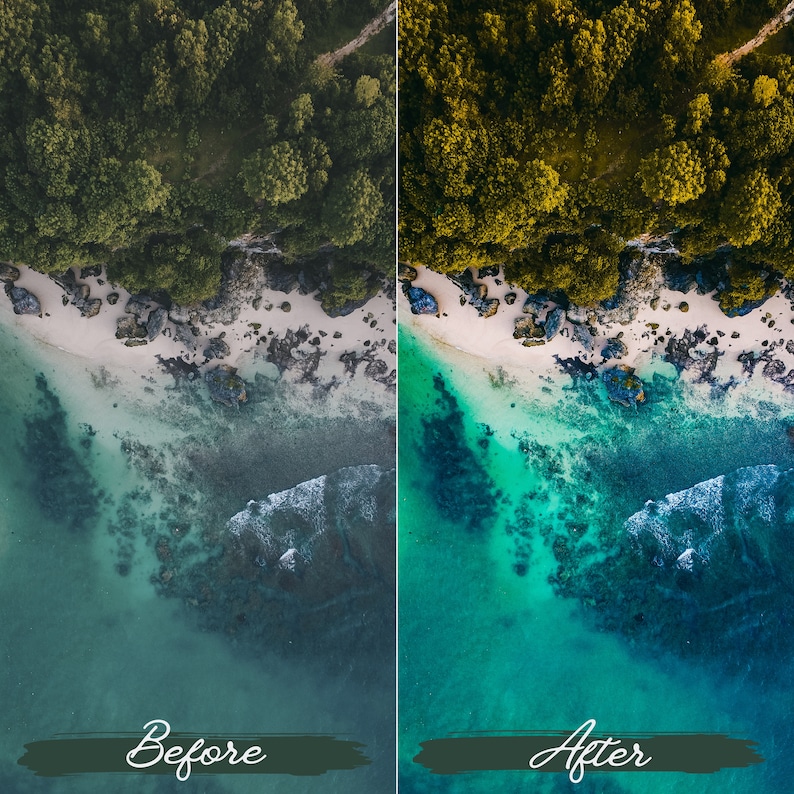 DJI Drone LUTs Color Grading