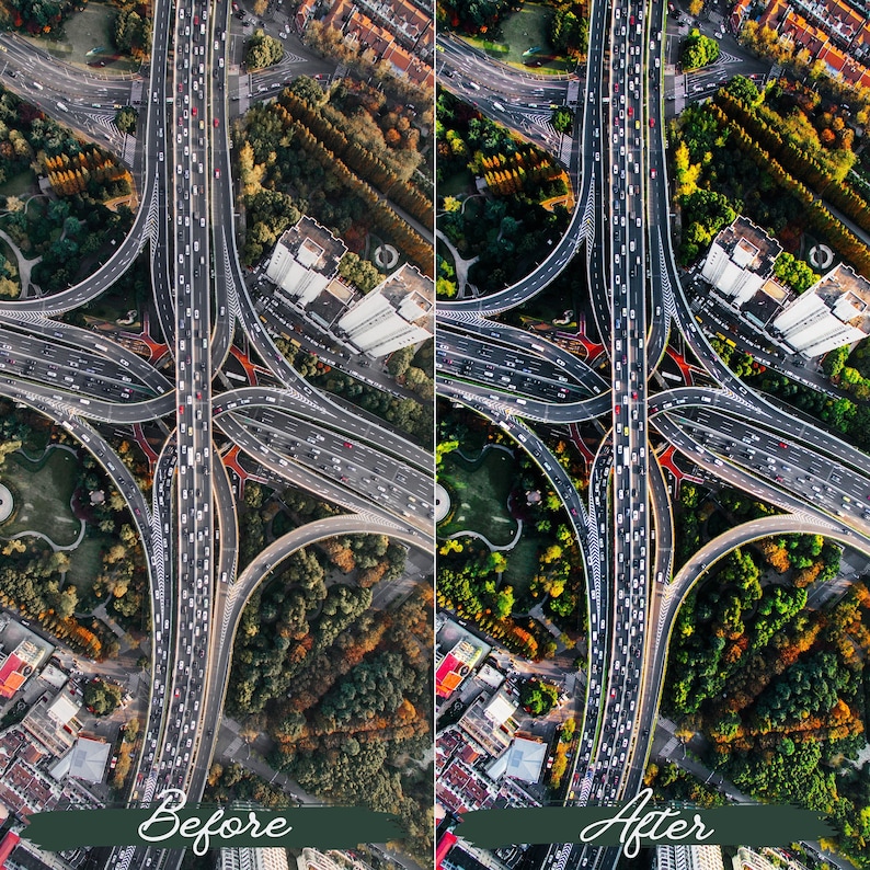 DJI Drone LUTs Color Grading